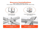Boat Trailer Guide, 1175mm with LED Light Trailer Guide Poles, 2PCS High-Hardness Steel Guide-Ons, V952-CTCDGDLXBS40N0BCN001Y3