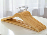 Wooden Coat Hanger Non Slip Clothes Hanging Rack 360 Degree Rotation Suit Hangers for Home 44.5cm V1294-YM0716-3117220156811