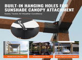 Pergola Bracket Kit 4''x4'', 2pcs 4-Way Heavy Duty Corner Bracket Woodworks DIY V952-LPJJST2PCS4XSCD6IV0