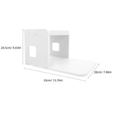 White Plastic Desktop Printer Riser for Table Multilayer Storage V1366-AZ2-W-21973