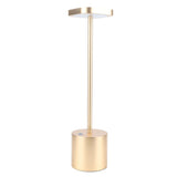 USB Rechargeable LED Bar Table Lamps Portable Desk Lamp for Bedside Dining Room Home DecorGold V1294-YM0901-3119200102611