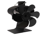 6 Blades Heat Powered Stove Non Electric Self Starting Fireplace High Temperature Resistant V1294-YM3113220247711-0421