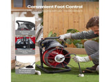 Drain Cleaner Machine 23m x 13mm, Sewer Snake Auger Manual Feed with 4 Cutters & Air-activated Foot V952-SDJJKLSGDSTJGDO6A002V3