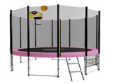 Kahuna 8 ft Blizzard Trampoline Outer Net Pad Mat Basketball - Pink TRA-BLZ-08-PK-BB