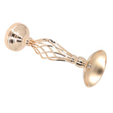 Table Candlestick Ornament Iron Twisted Curb Candle Holder Decorative Ornament Wedding Candlestick V1294-YM0710-3115230100011