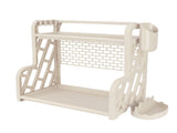 Multifunctional Kitchen Storage Rack Seasoning Bottle Storage Shelf Spice Rack HolderBeige V1294-YM0901-3118210077412