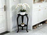 Iron Plant Stand - Heavy Duty 300lb Capacity Flower Pot Holder Indoor/Outdoor Potted Flower Stand V1192-AZ-W-26115