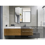 Cefito Bathroom Mirror Cabinet 750x720mm White BV-MC-6007-WH