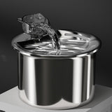 USB Powered 2L Automatic Cat Water Fountain Stainless Steel Pet Water Feeder V1263-JX-6874