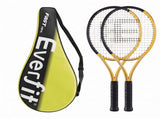 Everfit 27 Inch Tennis Racket Set of 2 Pack 27 Inch Lightweight Cushioned Grip Gold TR-FASTCRTL-GDX2