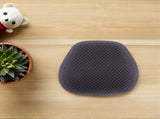 Car Lumbar Support Cushion Grey with Breathable Gel Honeycomb Backrest V1370-AZ4-14404