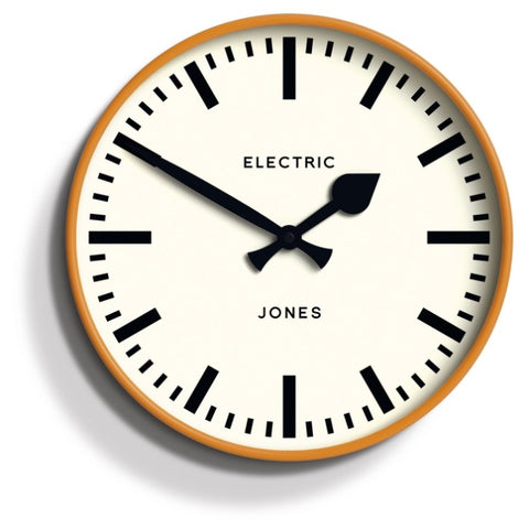 Newgate Jones Railway Wall Clock Orange V398-NGJTIG38FO