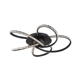 Irie Dimmable 5 Lights LED Ceiling Light - Black V558-LL002CL012B