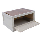 Foldable Camping Storage Box with Lids Versatile Stackable Movable Portable Camping Storage Bin with V1294-YM0901-3117240206312