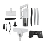 Cordless Handheld Vacuum Cleaner 60W 7.4V Wet Dry Use Portable Hand Vacuum for Home Car White V1294-YM0901-3113240071612