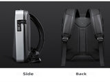 Black Premium Hard Shell Business Backpack with TSA Lock and USB Charging Port, Waterproof Laptop V888-ELOSUNG17227