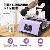 Tumbler Heat Press Machine 11-30oz Mug Press Sublimation Tumblers Purple V952-SDKKBJAYAJXSJTX79V3