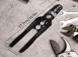 6 Hole Aluminum Alloy Copper Pipe Rounder Bender Manual HVAC Tubing Straightening Repair Pliers For V1366-AZ2-W-21363