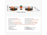 Seamless Seam Setter, 2 Packs, Granite Seam Setter with 6 in Vacuum Suction Cups & Tool Bag, Seam V952-SPDJJFGDQ180MFTSM001V0