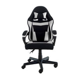 Sarantino Antre Kids Study Gaming Chair Black White Computer Seat Adjustable Height Ergonomic S CH-MLM-691-BKWH