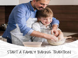 5 Pack Oval Sourdough Proofing Basket Set with Linen Liner, Natural Rattan Bread Fermentation Bowl V1107-CS-HBTLX
