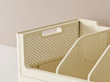 Plastic Desktop Storage Box Multifunctional Storage Basket Folding Storage Boxes for Bedroom V1294-YM0901-3117240230411