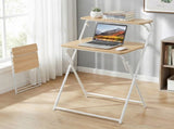 Artiss Laptop Desk Foldable Study Desk Home Office Oak LA-DESK-C-60D-FOLD-WD