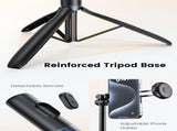 Mobile phone tripod with light, selfie stick tripod compatible with smartphone and GoPro cameras V1188-MS-313-0621