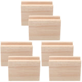 6 pcs Wood Risers Bed Risers Heavy Duty Furniture Lifter Table Sofa Legs Heightening Pads V1192-AZ-W-21139