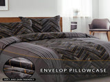 Marble Leaf Ophelia Bloomscape Quilt / Doona / Duvet Cover set V745-AQ081949Q3