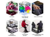 Winter Motorcycle Thermal Knee Guards with Zipper, Windproof Thicken Fleece Lined Leg Warmer V1192-AZ-W-17829