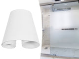 Frosted Window Film Reusable Waterproof Anti UV Window Film for Office Bathroom10m / 32.8ft x 40cm / V1294-YM0718-3112210001512