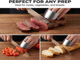 Stainless Steel Finger Guard for Cutting, Food Grade Finger Guard for Chopping Dicing Slicing, with V1258-DP02-F-428