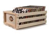 Crosley Voyager Dune - Bluetooth Portable Turntable & Record Storage Crate V398-CR8017BSC-DU4