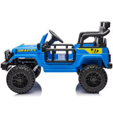 12V Gravity Kids Electric Ride On Car/Jeep Blue V580-TY619-BL