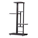 4-Tier Display Shelf Flower Pots Rack Plant Stand Potting Ladder Planter Stand Heavy Duty Storage V1294-YM0901-H38344DG