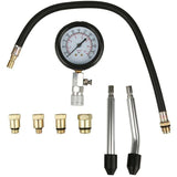 Compression Tester Kit for Vehicles, Compatible with Motorcycle, Car, Outboard, Chainsaw, V1237-ZY-203-2401