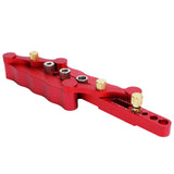 Self Centering Doweling Jig Borehole Locator with Scale Kit DIY Woodworking Tools V1294-YM0718-3111200303011