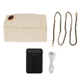 Electric Warmer Pouch Foldable Pad with Shoulder Strap USB Powered with Display Graphene Heated V1294-YM0901-3113230348512