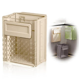 Folding Hanging Trash, Kitchen Cabinet/Car/Bedroom/Bathroom Folding Hanging Small Plastic Trash V1366-AZ2-W-02361