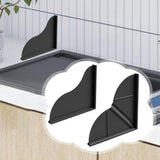 2 Pieces Bathtub Water Guards, Silicone Accessories, Reusable, Easy Installation, Suitable for V1192-AZ-W-22198