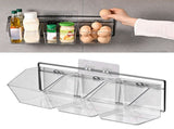 Wall Mounted Storage Container 3 Layer Wall Hanging Kitchen Storage Box for Garlic Ginger Onion V1294-YM0706-3118230236412