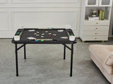 Mahjong Table, Square 4 Player Folding Card Table with 4 Cup Holders & 4 Chip Trays, Portable Domino V952-SDMJZHSDMNGP0C7TXV0