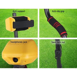 Metal Detector 180MM Deep Sensitive Waterproof Treasure Hunter Gold Digger Yellow MDETECTOR-C-GC1028