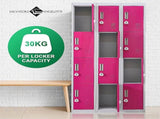 12-Door Locker for Office Gym Shed School Home Storage - 3-Digit Combination Lock V63-838911
