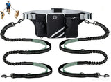 Hands Free Dog Leash Running Belt with Adjustable Bungee Lead, Multi Pocket Outdoor Waist Bag V888-ELOSUNG57068-5