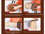 Adjustable Folding Stool Portable, Height-Regulatable Seat with Carry Bag for Outdoor Use V888-ELOSUNG48339