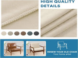 Chair Slip Covers with Arms 2 Piece Sofa Covers Super Stretch Chion Covers for Modern Living Room V1258-DP02-F-640