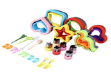 26PCS Sandwich Cutter and Sealer Set Stainless Steel Bread Cookie Vegetable Fruit Cutters Shapes V1294-YM0901-3118230321211