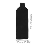 2Pcs Fabric Mannequin Covers Black Soft Durable Slipcovers for Dress Form Display V1192-AZ-W-25198